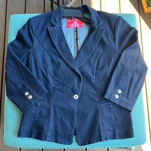 Never worn Jean Blazer size XL (runs small)
